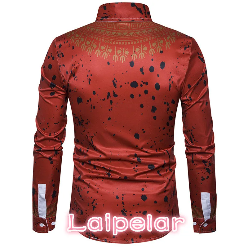 Laipelar camisa masculina de luxo da marca retro floral impresso masculino manga curta camisas havaianas cor casual magro ajuste preto dos homens