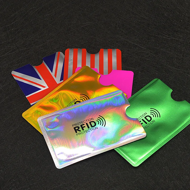 Rfid Credit Card Cover Aluminum Foil Wallet for Credit Cards Rfid Blocking Card Protection