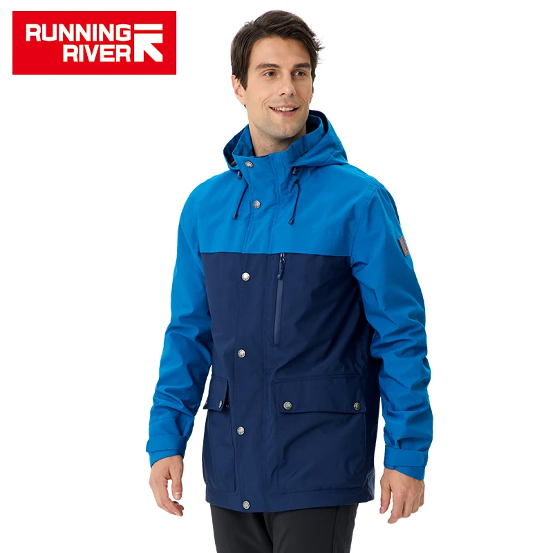 RUNNING RIVER Men Camping Hiking Jacket 4 Colors Size 46 - 56 High Quality Clothes Outdoor windbreaker Windproof coat  #K8375