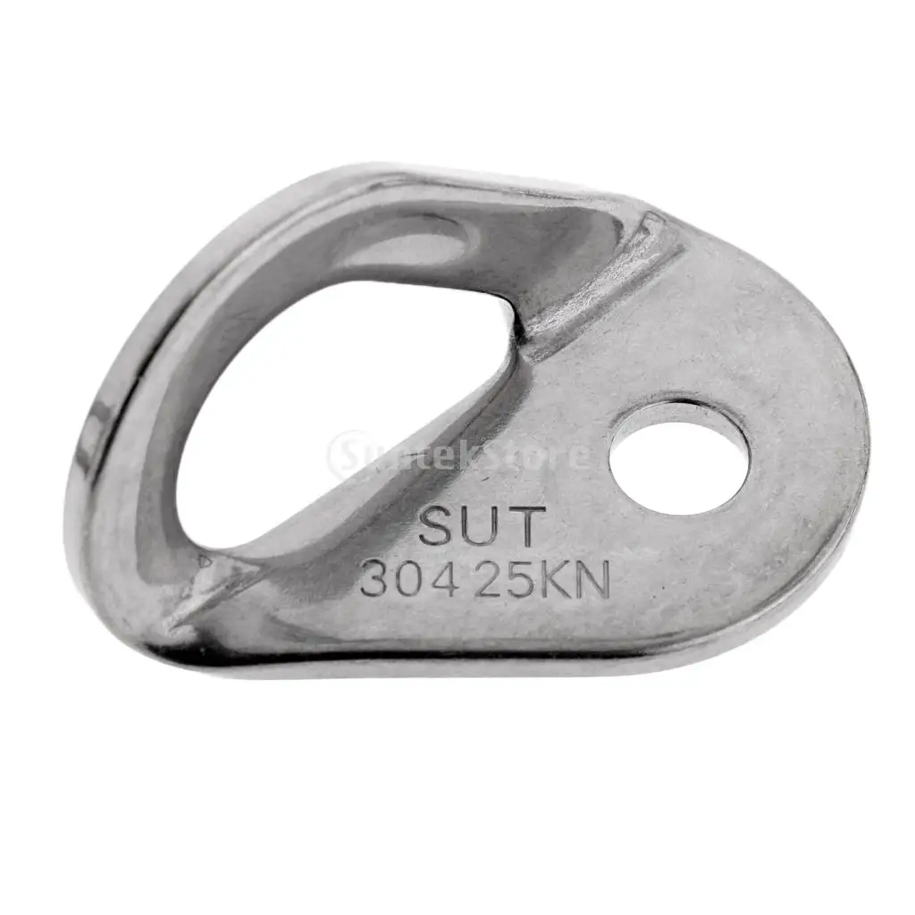 5 Pcs Stainless Steel Anchor Point Bolt Hangers 10mm 25KN/5600Lb Rock Climbing Accessories Rock Climbing Bolt Hangers