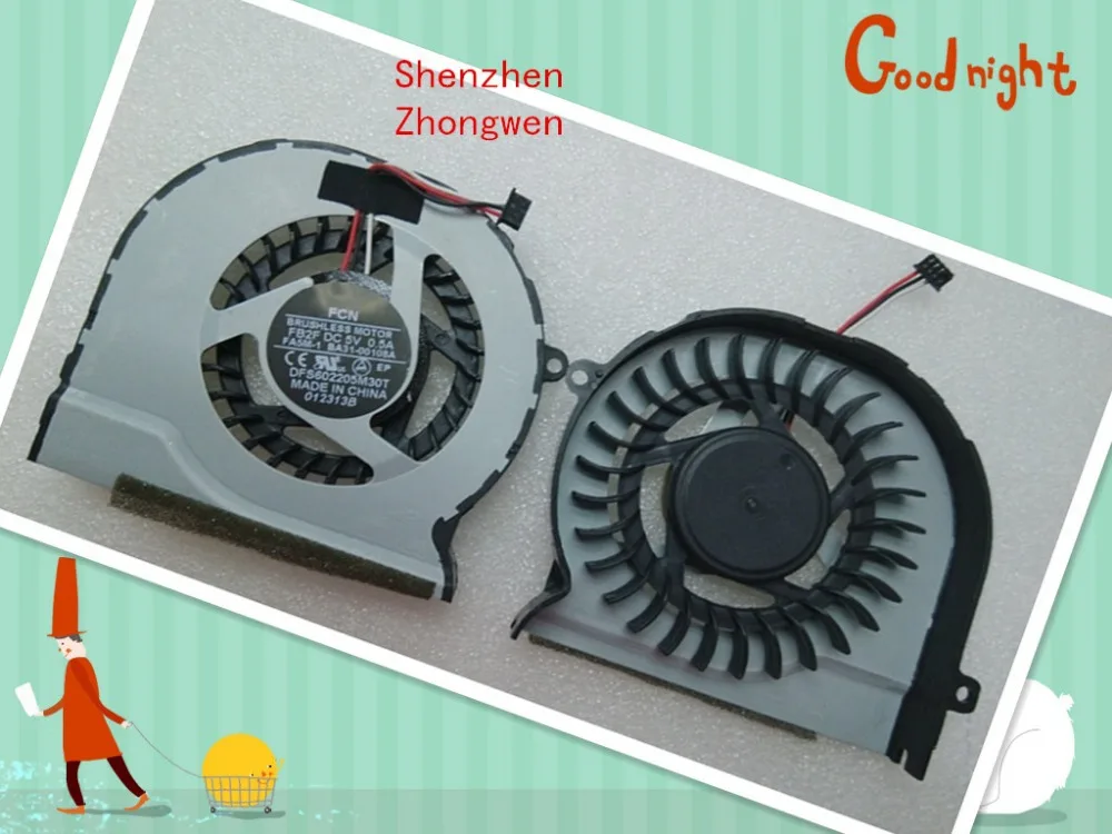 Genuine New Free Shipping For SAMSUNG NP300 NP300E4A NP300V4A NP300V5A NP305E5A NP200A4B laptop cpu cooling fan  DFS602205M30T