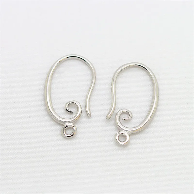 

Wholesale 50pcs 925 Sterling Silver Hook Earring Earwire DIY Jewelry Finding Accessories FY-22