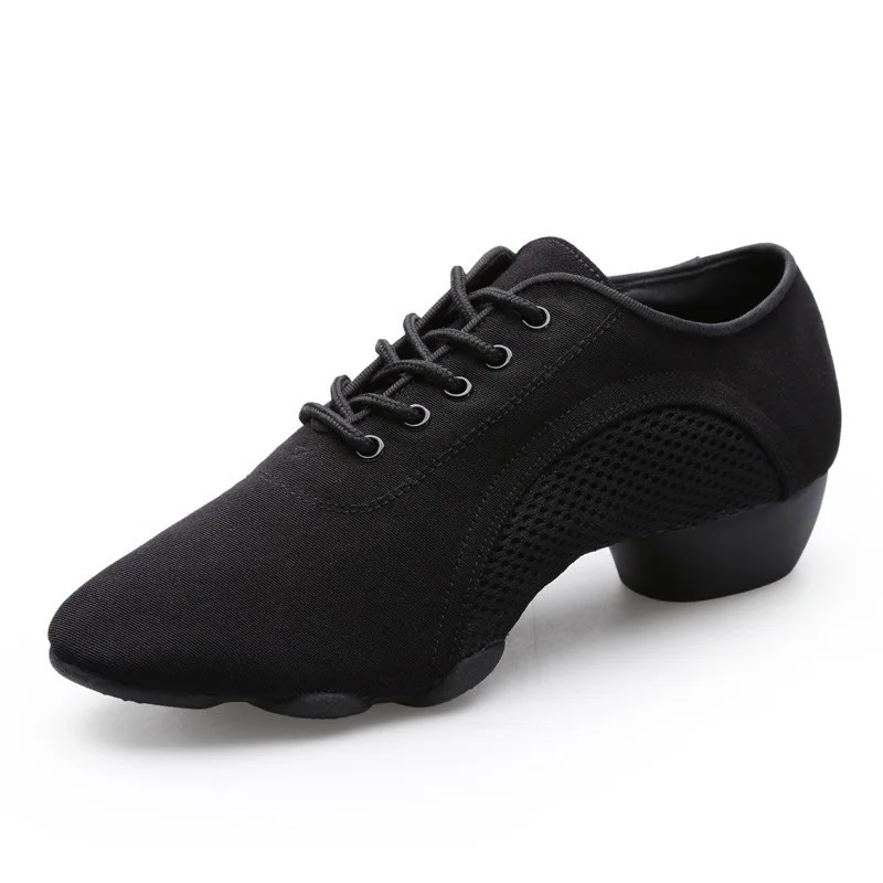 Buty sportowe kobieta neutralne skórzane buty do tańca Oxford Sneaker damskie buty Latin Dance nauczyciel płócienne buty satynowe balet