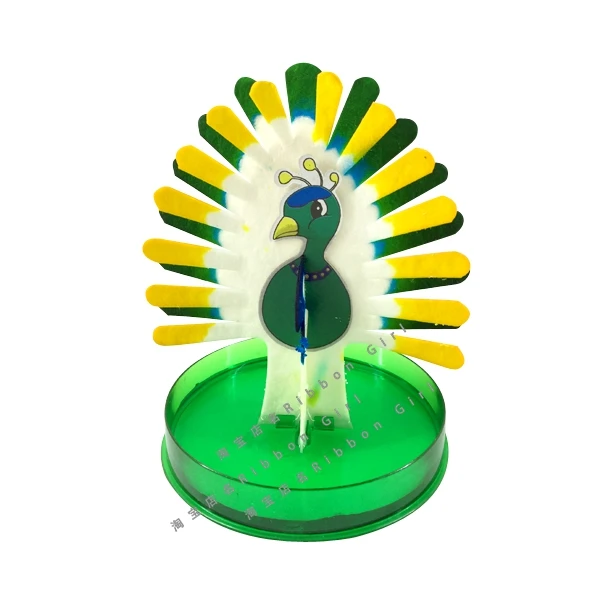 Árbol de pavo real mágico de 135mm de altura para niños, arbol de papel místico Multicolor, árbol de Navidad, Firebird, Juguetes Educativos de