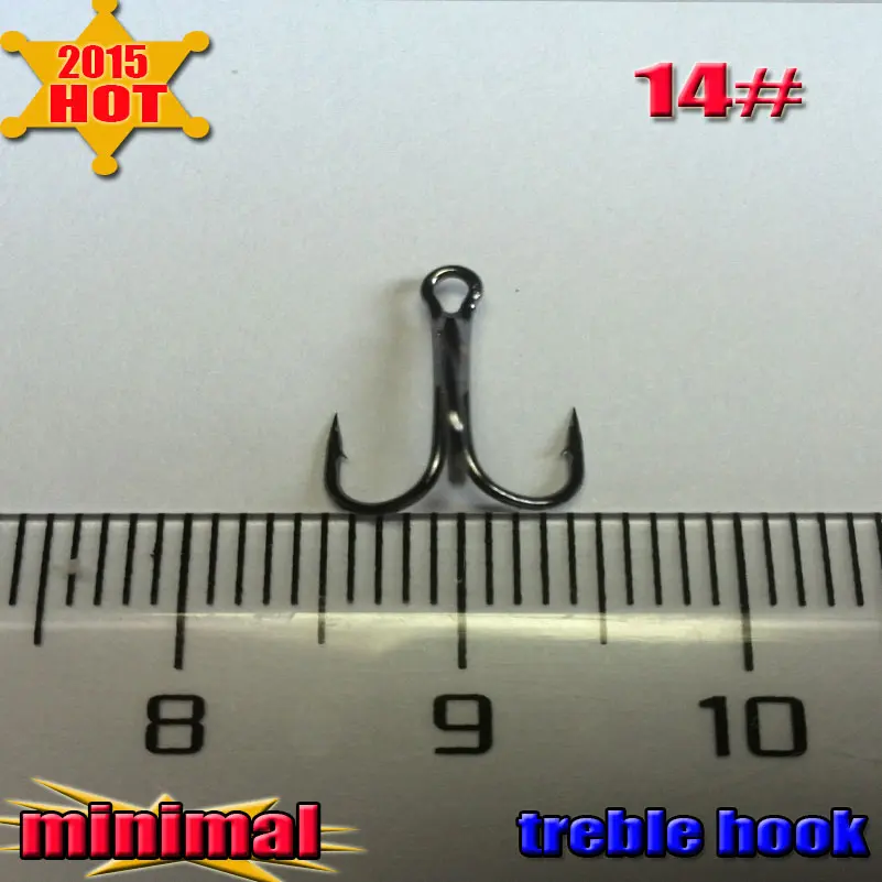 Treble Fishing Hooks  Barble Hook Round Bend High Quality 14# 200pcs 1$ off one more purchase high-carbon steel