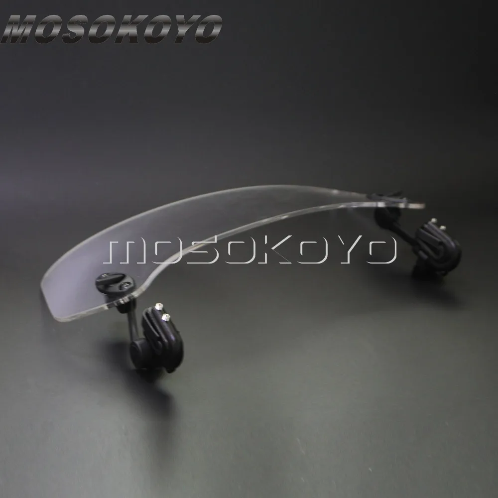 Transparent Motorcycle Risen Adjustable Wind Screen Windshield Spoiler Air Deflector for Honda BMW F800 R1200GS KAWASAKI YAMAHA