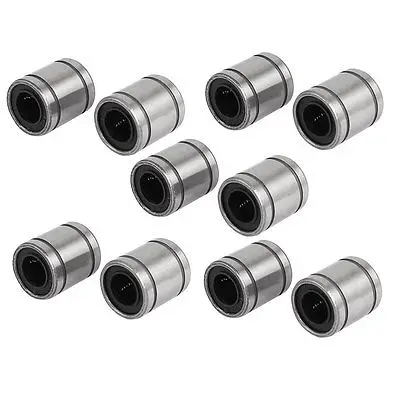 

LM8SUU 8mmx15mmx17mm Linear Motion Bushing Ball Bearing Silver Tone 10pcs