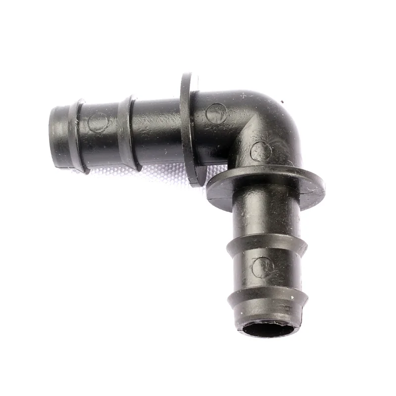 

50pcs DN16 90 Angle Bend Elbow Connectors 16 PE Pipe Fittings High Quality Plastic Micro Drip Irrigation Water Pipe Connectors