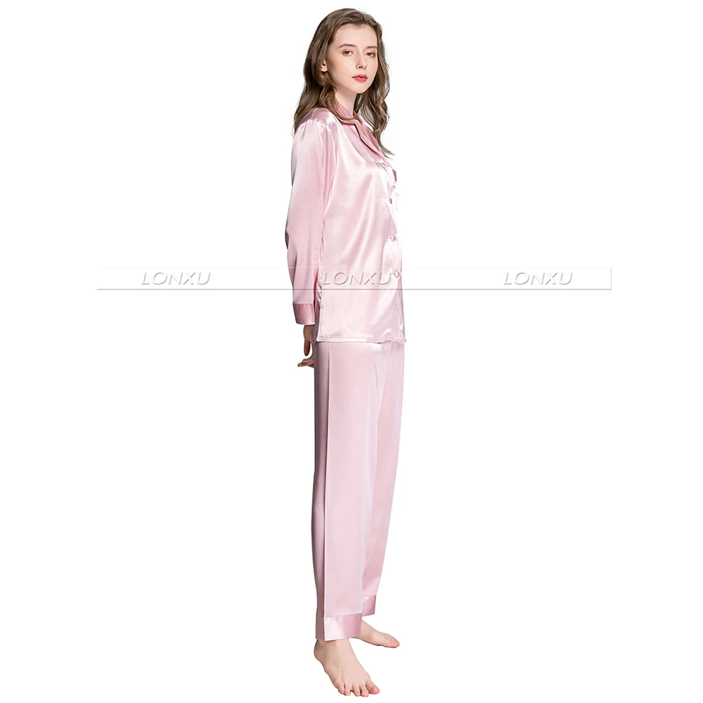 Gift  Womens Silk Satin Pajamas Set  Pajama Pyjamas Set  PJS  Sleepwear  Loungewear S,M,L,XL,2XL,3XL  Solid  Plus