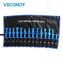 27 pcs Car Trim Panel Dash Audio Stereo GPS Molding Removal Install Scraper Tools