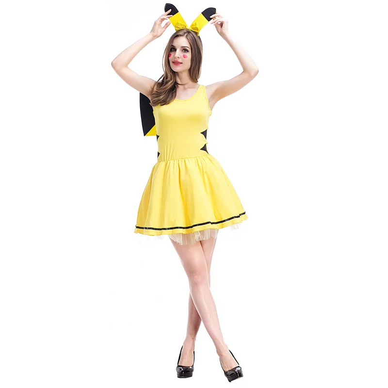Halloween Costume Personification Women Cosplay Dress Christmas Gift Stage Costume Dress