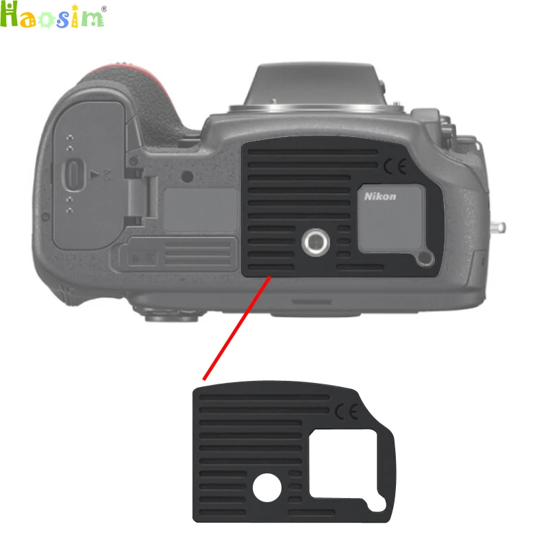 For Nikon D800 D800E D810 Bottom ornament Back cover Rubber DSLR Camera Replacement Unit Repair Part