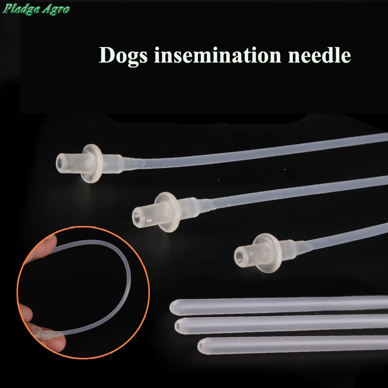 80PCS/8Bags Dog Artificial Insemination Straw Catheter Pipe Disposable For Pet Canine Goat Sheep Plastic Semen Injection Sperm