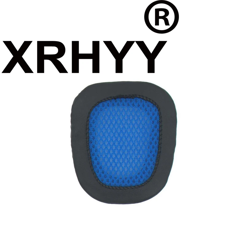 XRHYY Black With Blue Replacement Cushion Earpads For SADES SA718 SA-808 SA-820 SA-902 SA-903 SA-904 SA-905 SA-906 Headphones
