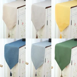 Chinese Style Solid Table Runner, Long Strip Table Cloth, Dining Table Cover, Table Cloth, Chinese Style, The US Style
