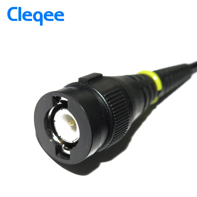 Cleqee P7100 1 sztuk sonda oscyloskopowa 100mhz BNC osłona ochronna zakres sondy X1/X10 DC-100MHz