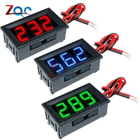 Mini LED Volt Meter for Motorcycle and Car diymore