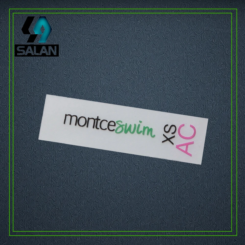 

Custom TPU EVA printing matt tags Customized Garment transparent Label Printed Care Label Thermoplastic Urethane sewing tags
