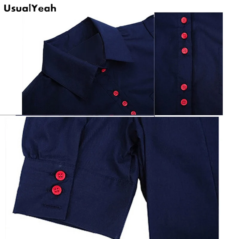 Plus size  Women Fashion Summer Style Short Sleeve OL Formal Body Shirt Button Ladies Blouse Work wear White Red Blue S-XXXL