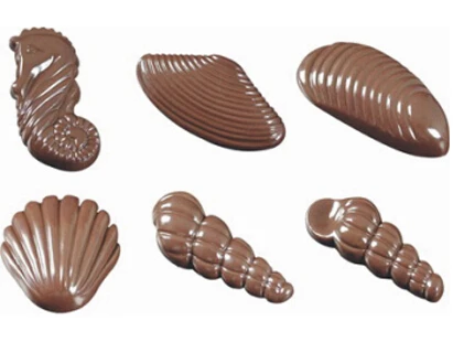 Hippocampus Scallop Sea Shell Maker Injection Hard Polycarbonate PC Candy Chocolate Mold Mould