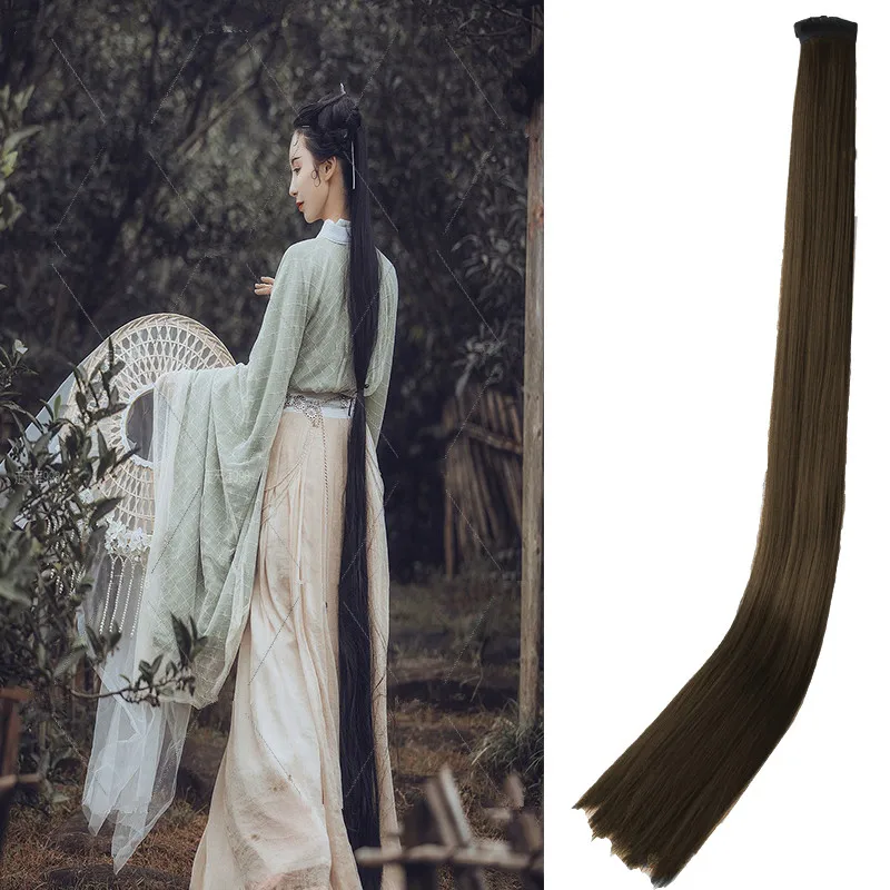 2 สี VINTAGE STRAIGHT อุปกรณ์เสริมผมจีนโบราณ Dynasty ผมเจ้าหญิง COSPLAY อุปกรณ์เสริมผม