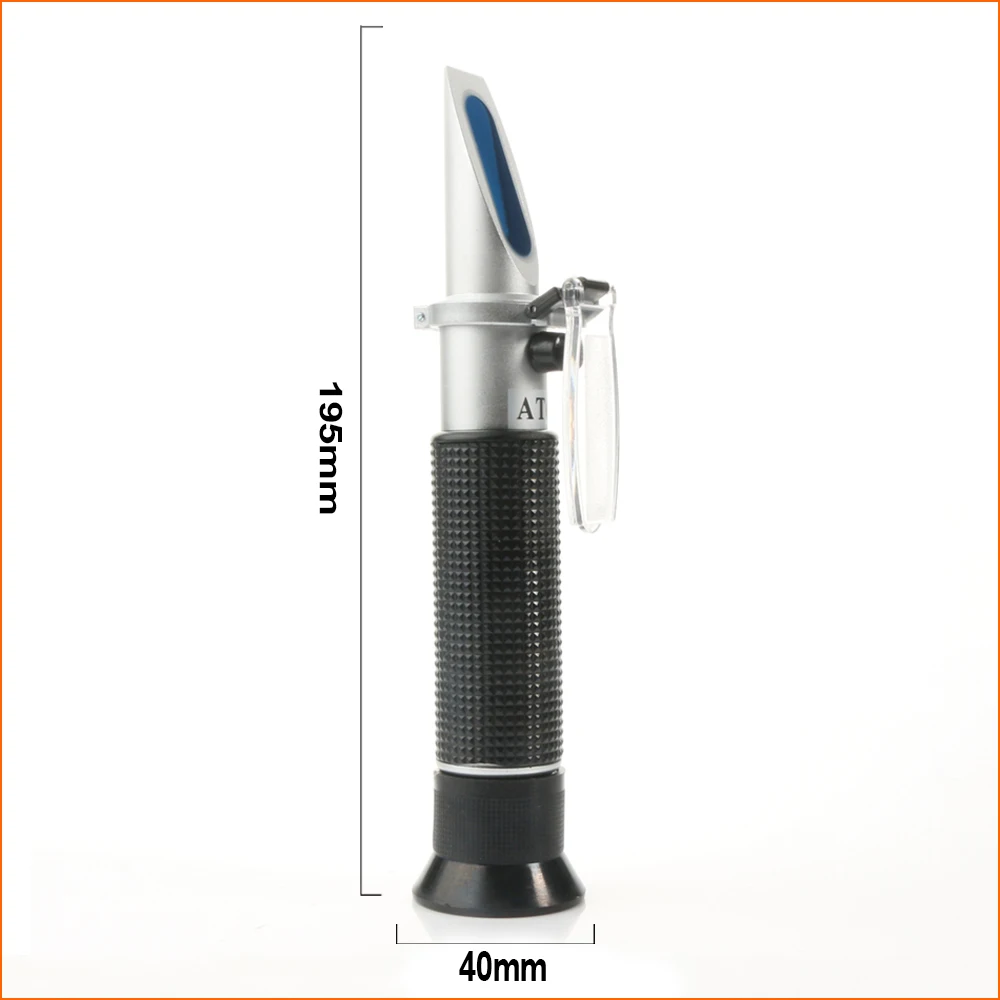 RZ Refraktometer Alkohol Portabel Refraktometer Anggur Digital Otomatis 0-80 Glikol Genggam Atc Brix Refraktometer Kotak Bir RZ116