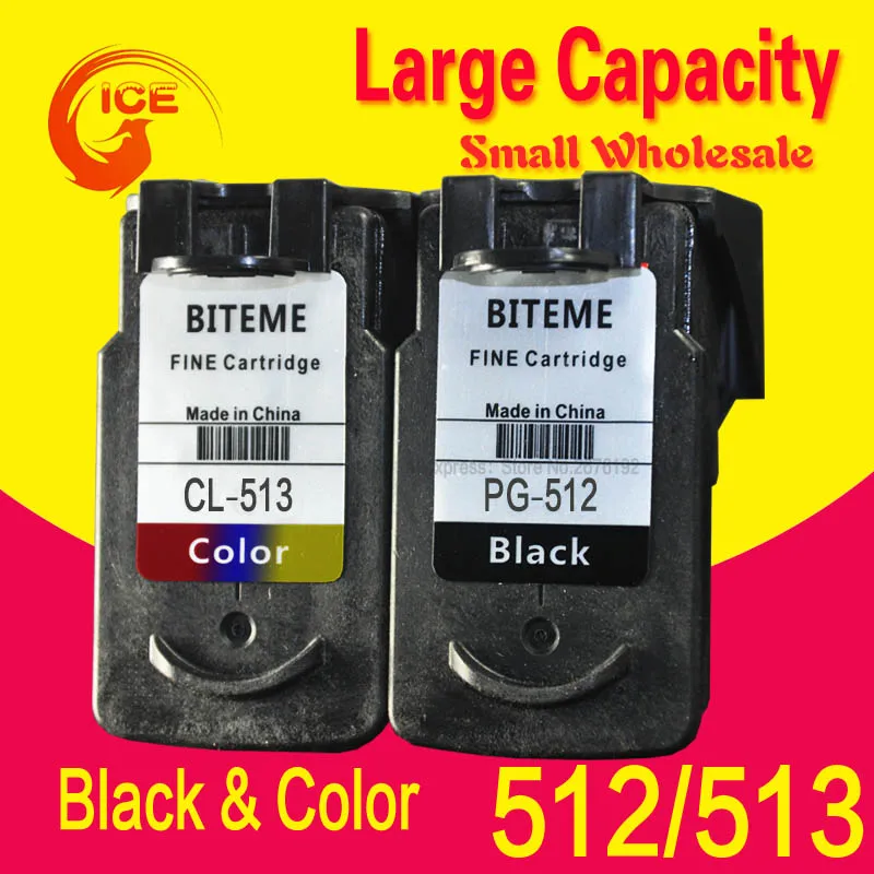 ink cartridge 510 511 For Canon 510 511 XL Ink Cartridge PG512 CL513 black and color ink cartridges PG510 XL