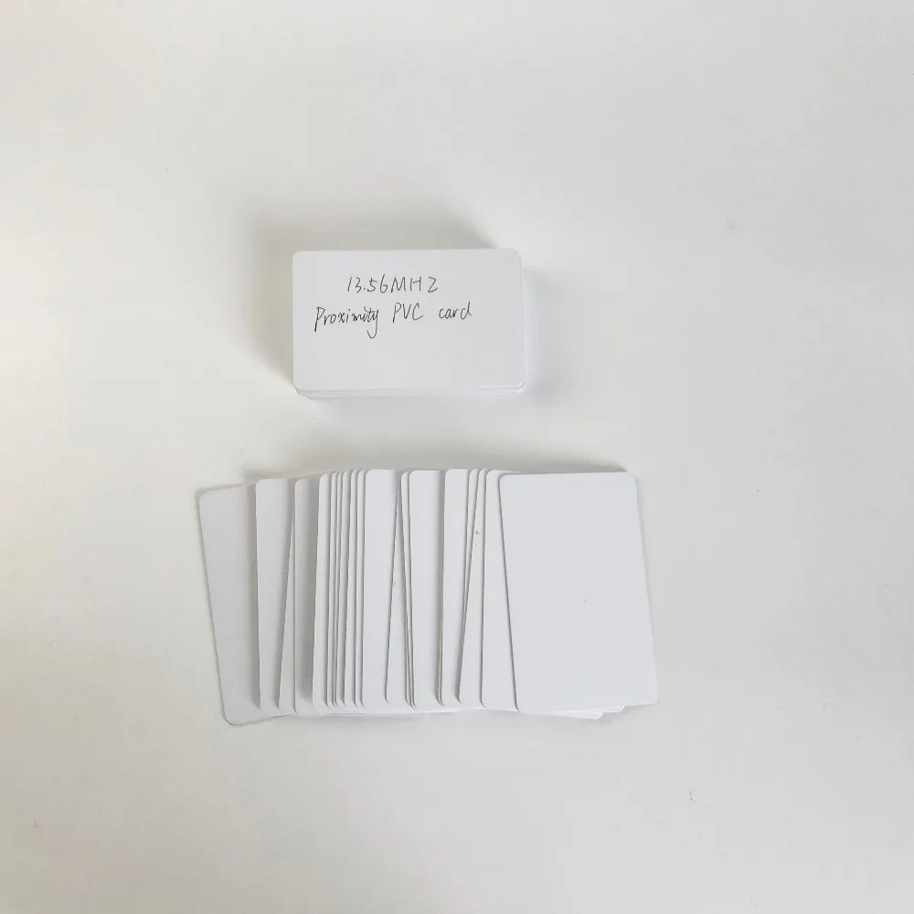 200pcs/lot Blank White Inkjet Printable PVC RFID Proximity 125KHZ Chip PVC Card Smart Contactless IC Card for Membership Card