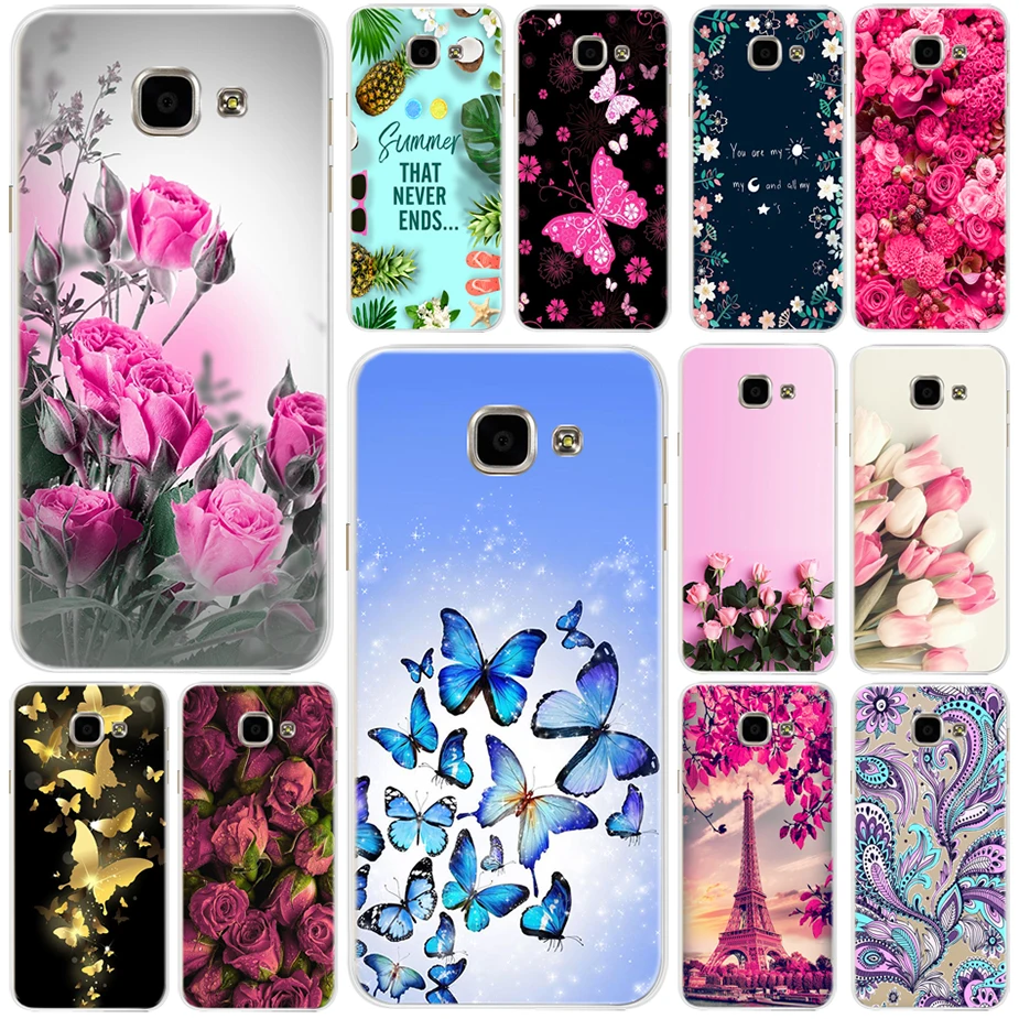 Funda bonita pintada de animales para Samsung Galaxy A5, 2016, A510F, A510, parachoques protector trasero para Samsung A5 2017, A520