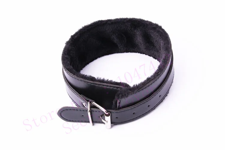 4 color PU Leather bdsm collar Plush Neck Sex Collar Fetish Bondage Adult Games Slave Restraint erotic Sex Toys For Couples.