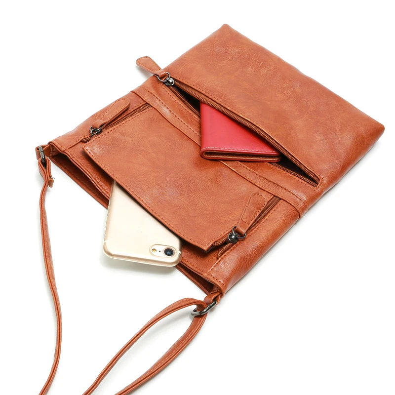 REPRCLA Vintage Umhängetaschen für Frauen Messenger Taschen Hohe Qualität Leder Handtasche Weibliche Schulter Tasche Bolsa Feminina – Detail 12