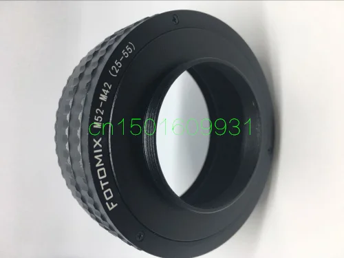 

m52-m42 25-55 M52 to M42 Mount Focusing Helicoid Ring Adapter 25-55mm Macro Extension Tube