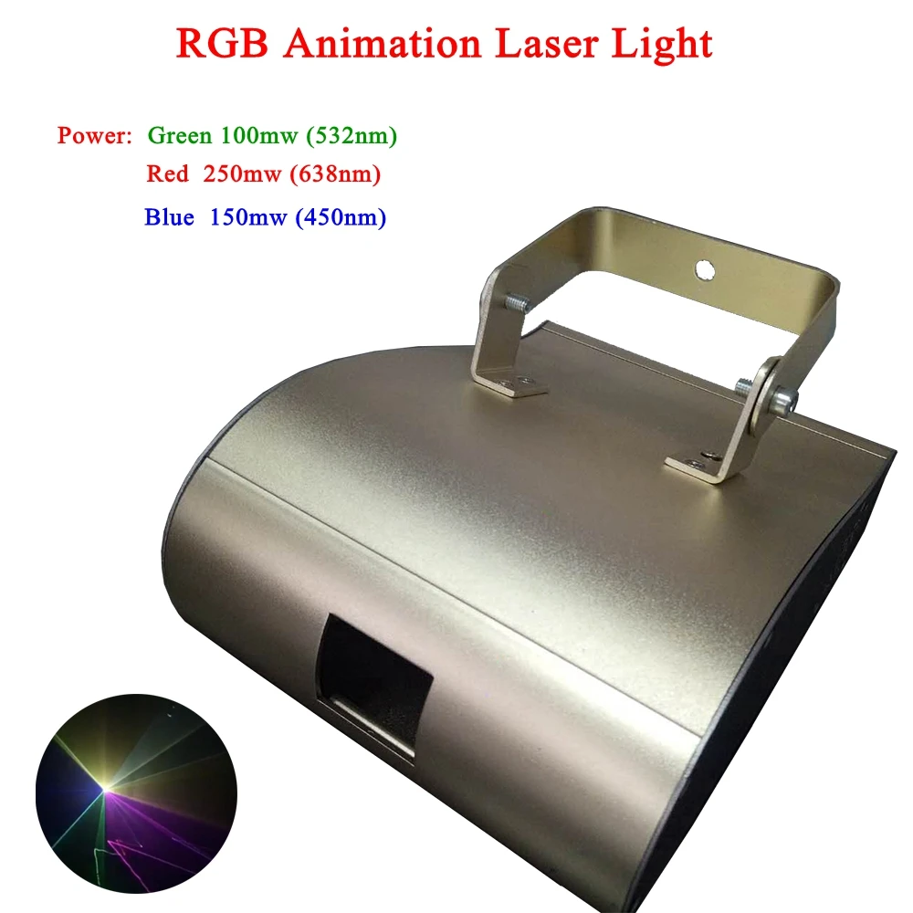 

New Golden Shell RGB Animation Laser Light Multi Color DMX 512 Laser Beam Animation Scan DJ Disco Party Stage Decor Lazer Light