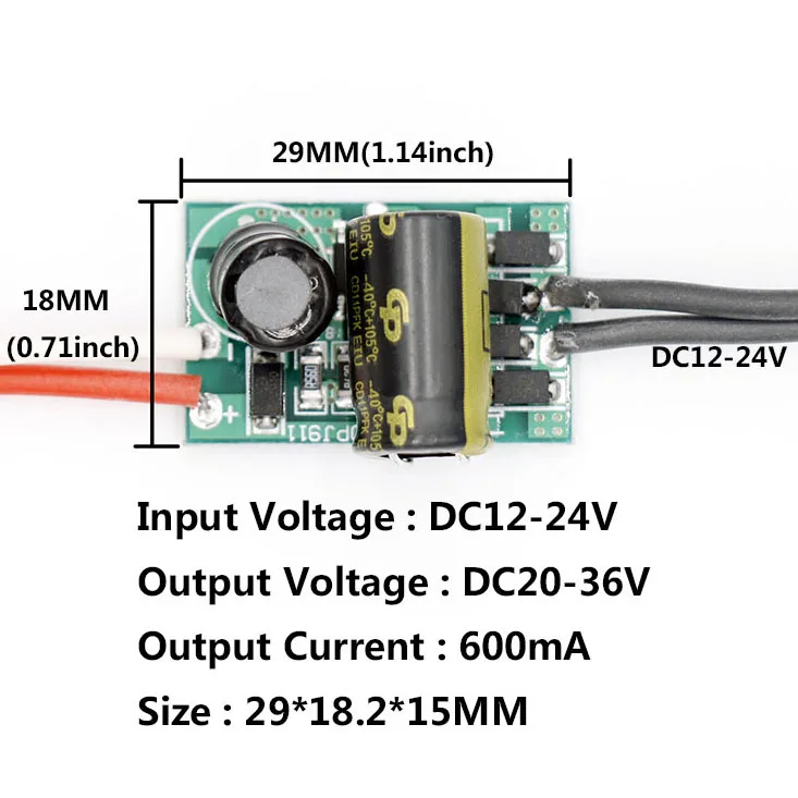 LED Driver 3X3W 3X4W 10W 12W DC12-24V For LED Power Supply Constant Current Voltage Control Light Transformers For LED Lights