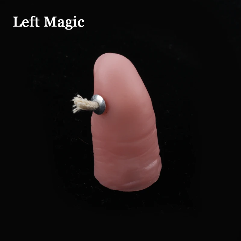 Flaming Thumb Tip Fire Magic Tricks Candle Lite Flame Moving Street Magic Porps Tool Illusion Mentalism Accessories