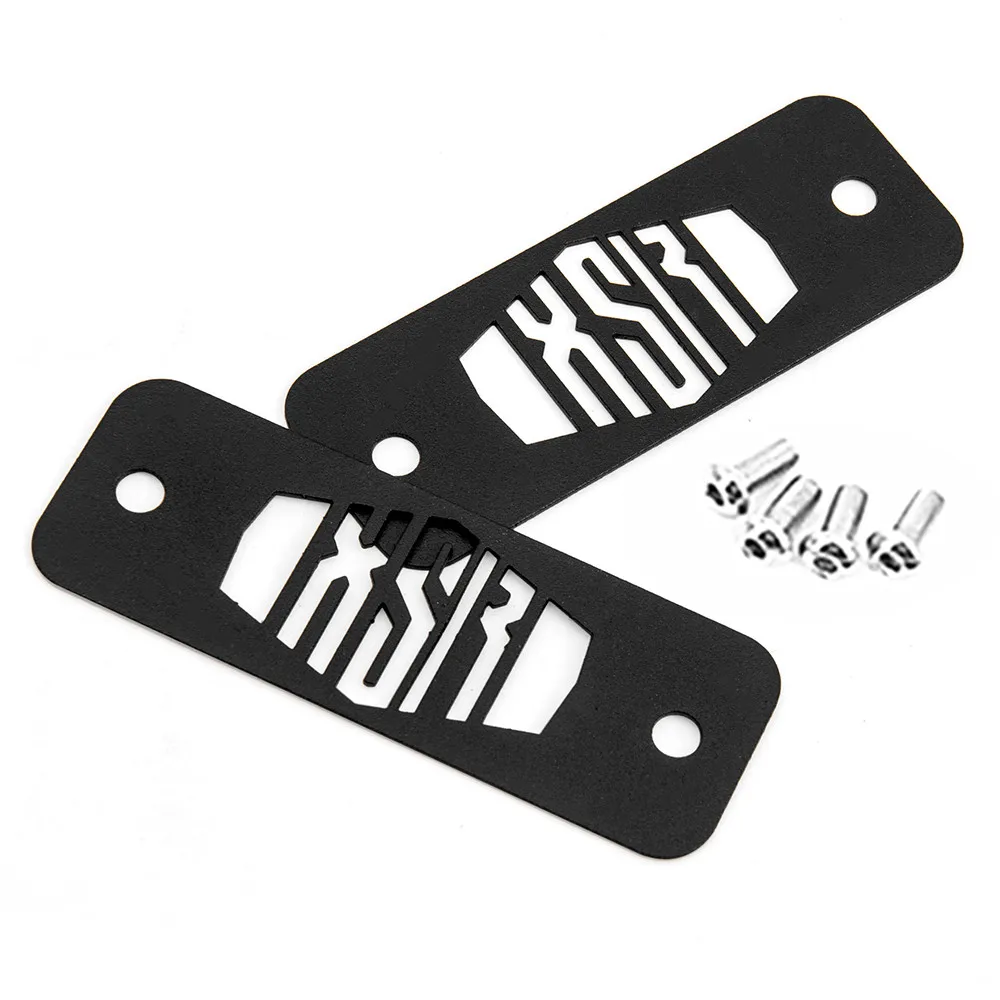 2 Colors Stainless Fuse Box Top Plates With Screws Motorcycle Accessories 2pcs For YAMAHA XSR900 XSR 900 x s r