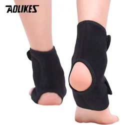 1 para AOLIKES samonagrzewający turmalin magnes kostki wsparcie Brace Sport bezpieczeństwo stóp uraz Protector Winter Warm Heath Care