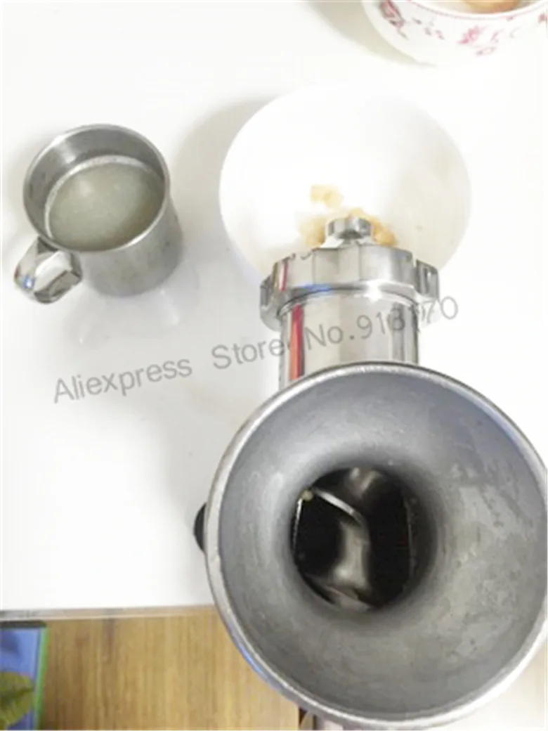 Spremiagrumi per erba di grano in acciaio inossidabile Spremiagrumi manuale per frutta di erba di grano