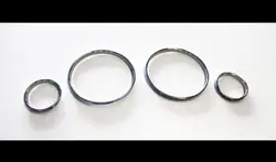 Medidor de velocímetro cromado, anillos de Dial, embellecedor de bisel para BMW E39 M5 M 5 Series E38 E53 X5