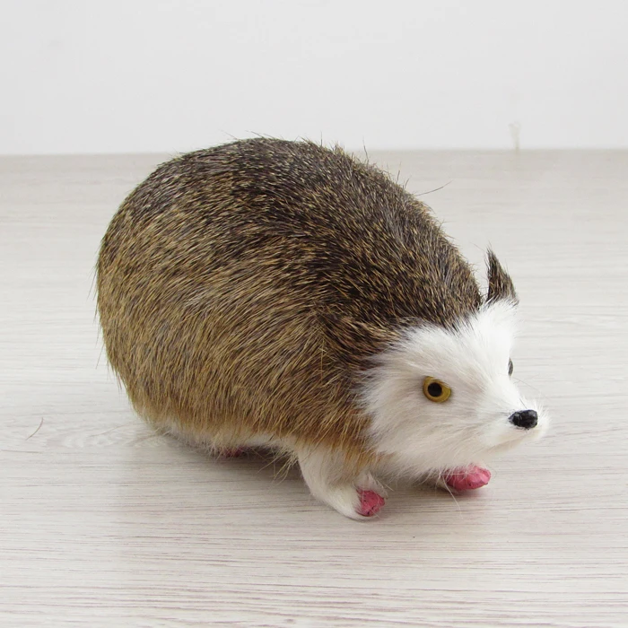 

creative simulation Hedgehog toy lovely white face Hedgehog model gift about 20x10x10cm