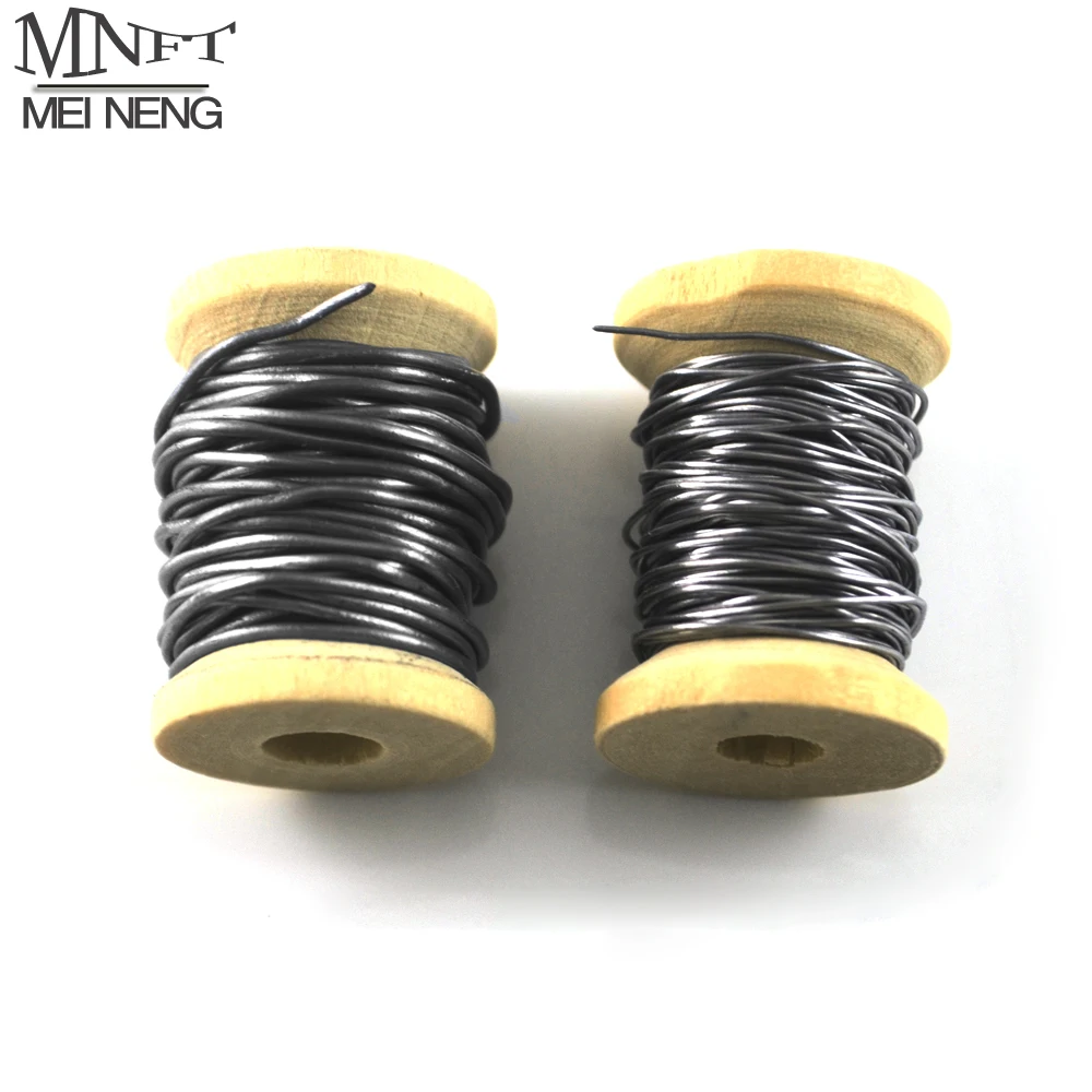 

MNFT 2Pcs/Lot Two Sizes Dia 0.5 mm/1.0mm Round Ultra Soft Lead Wires Different Length Fly Tying Super Lead Wires for Weight Line