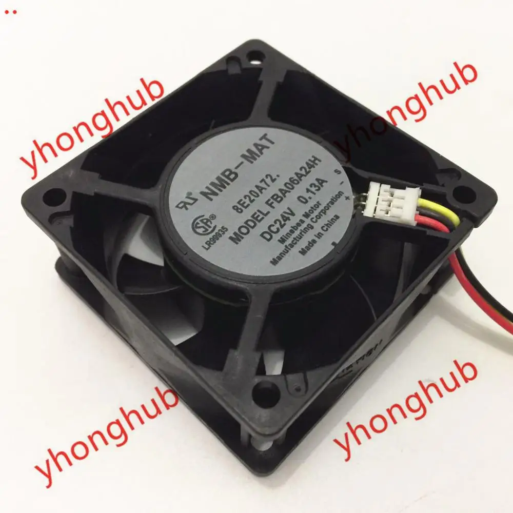 Panaflo FBA06A24H DC 24V 0.13A 60x60x25mm Server Cooling Fan