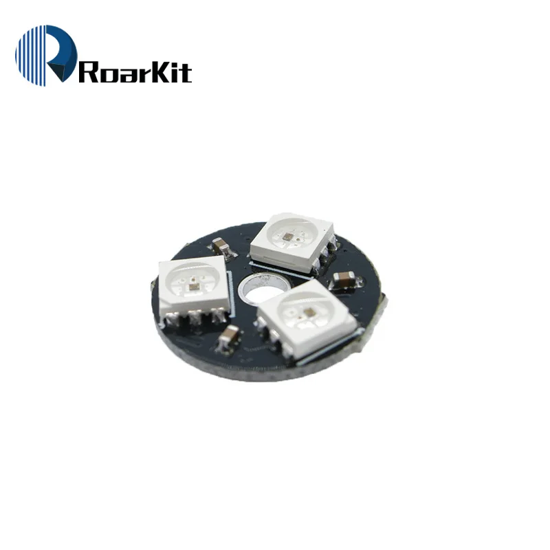 1/5/10PCS 3 Bit Full Color 5050 RGB LED Lamp Panel Light Round WS2812 With Integrated Drivers LED Lights For Arduino Wholesale