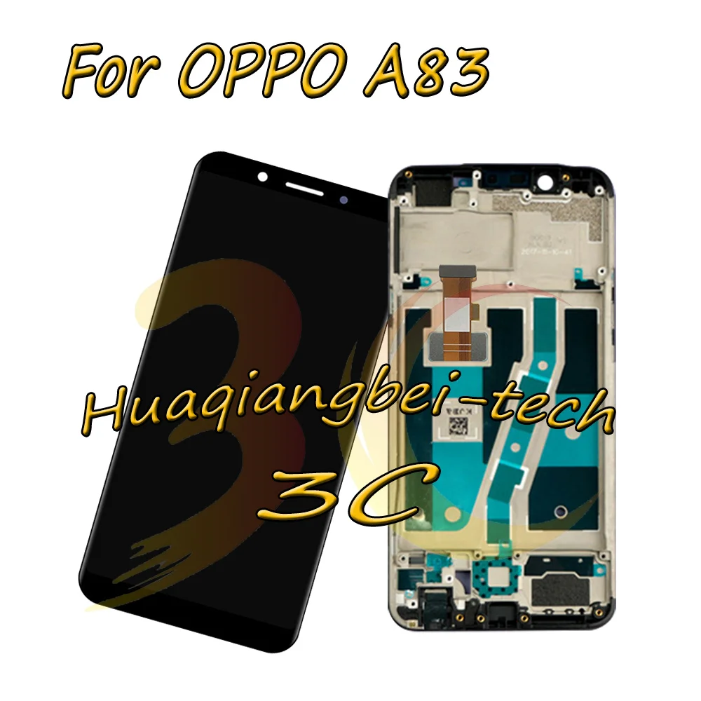 

New 5.7'' For OPPO A83 Full LCD DIsplay + Touch Screen Digitizer Assembly With Frame Black / White 100% Tested With Tracking