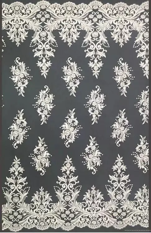 

Fashion Embroidery Lace Dress Fabric, Nigerian Textile African Lace