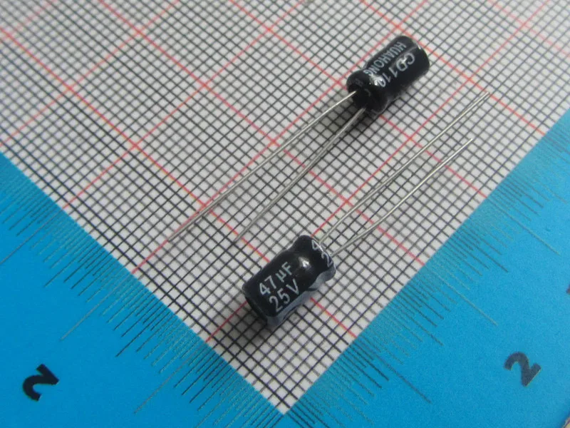 50pcs/lot high Quality DIP Aluminum Electrolytic Capacitor 25V 47UF 5*7MM electrolytic capacitor 47uf