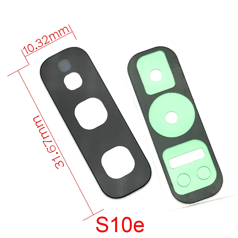 2Pcs Rear Back Camera Glass Lens For Samsung S10e S10 S10 Plus 5G S20 fe Plus Ultra A11 A01 A21s With Adhesive Camera Glass Lens