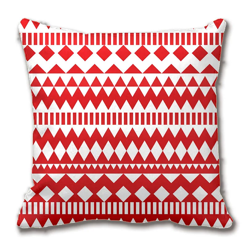 

Aztec Andes Red White Tribal Geometric Pattern Throw Pillow Decorative Cushion Cover Pillow Case Customize Gift By Lvsure