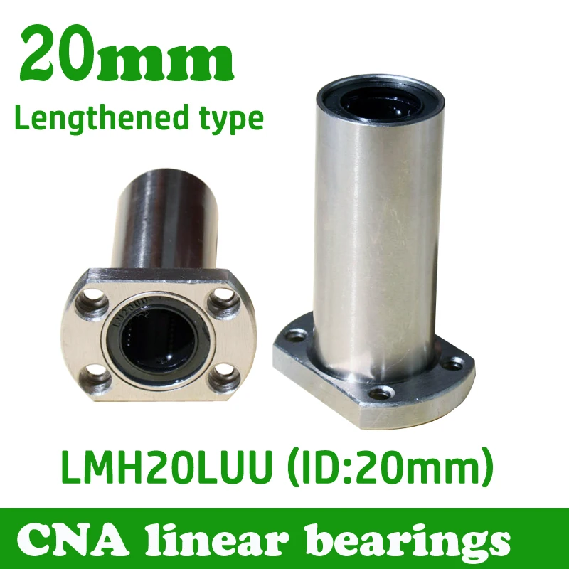 

4pcs/lot LMH20LUU 20mm Long Type Flange Linear Bearing CNC Linear Bush Free Shipping