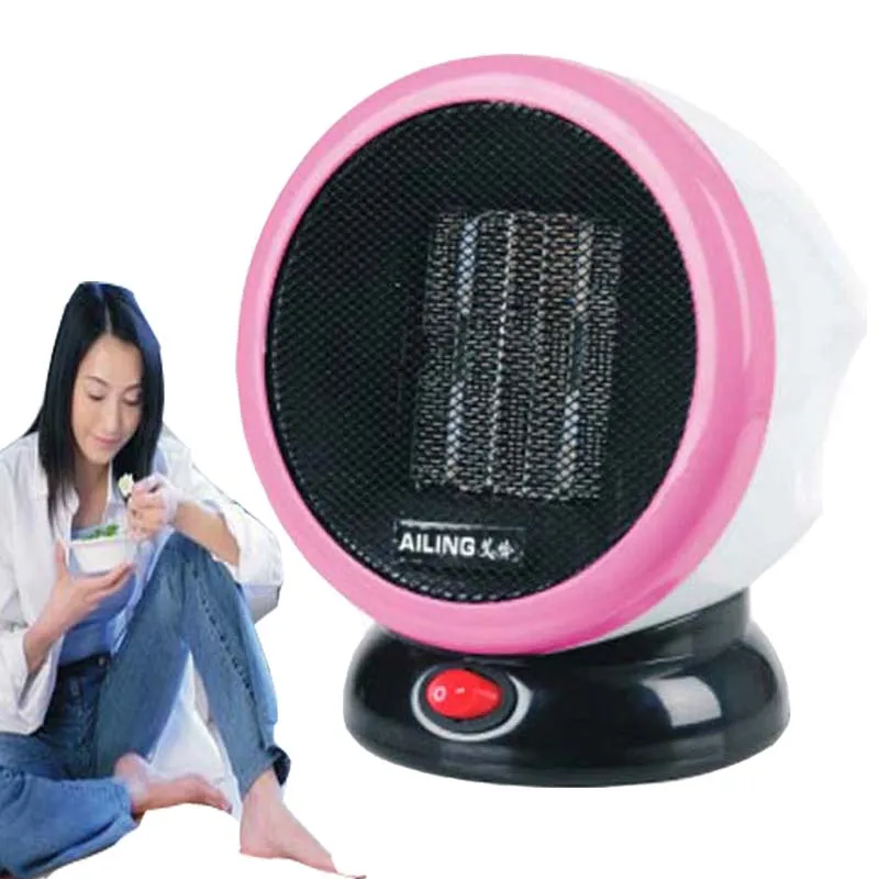 

Portable Personal FTC Ceramic Space Heater Electric 220V 500W Warm Winter Mini desktop Fan Heater Forced Home Applicance Free